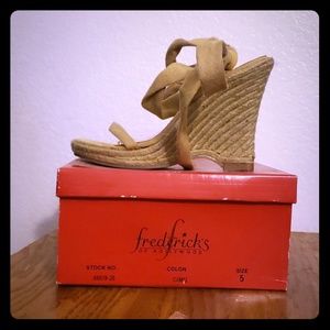 Frederick's of Hollywood wedges
